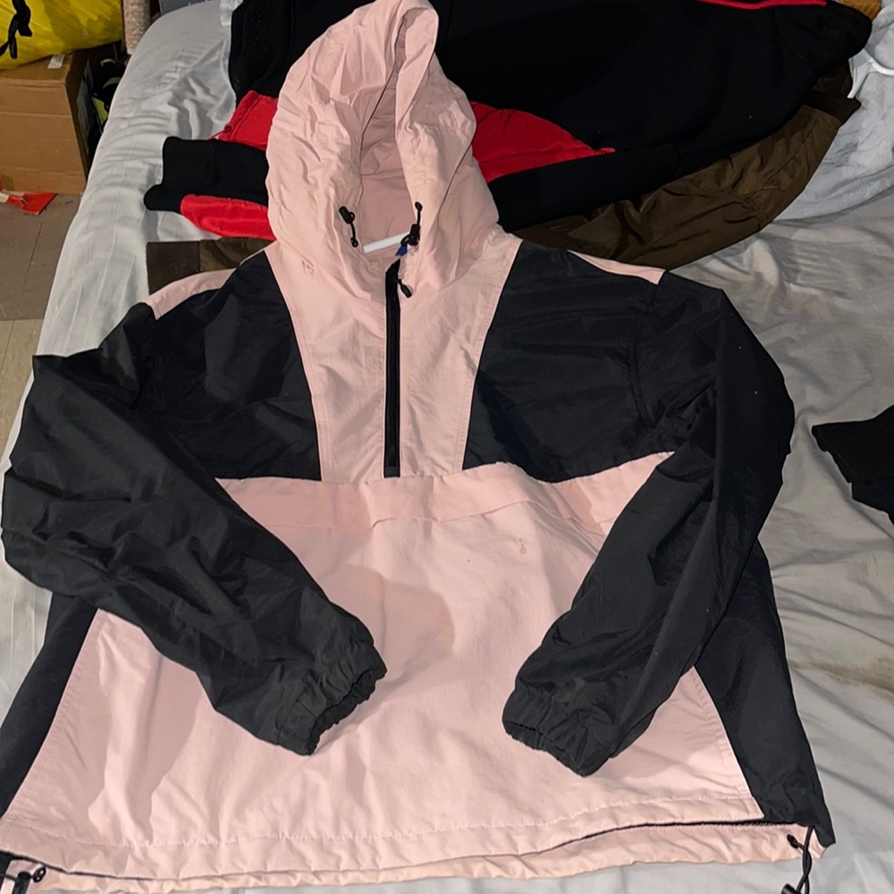 H&M colorblock windbreaker pullover